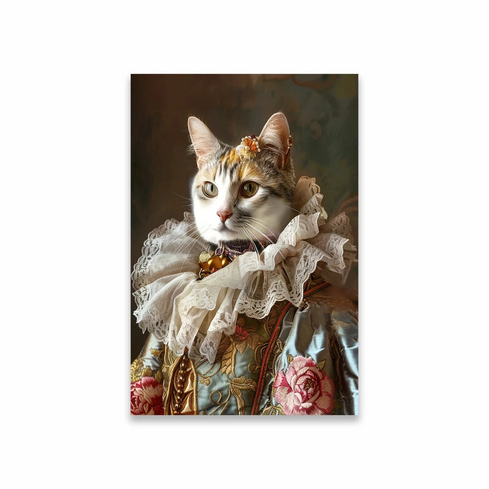 Portrait Royal Personnalisé de votre Animal d'après Photo