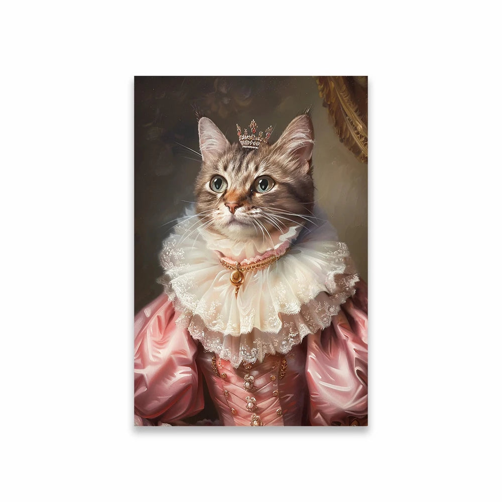 Portrait Royal Personnalisé de votre Animal d'après Photo