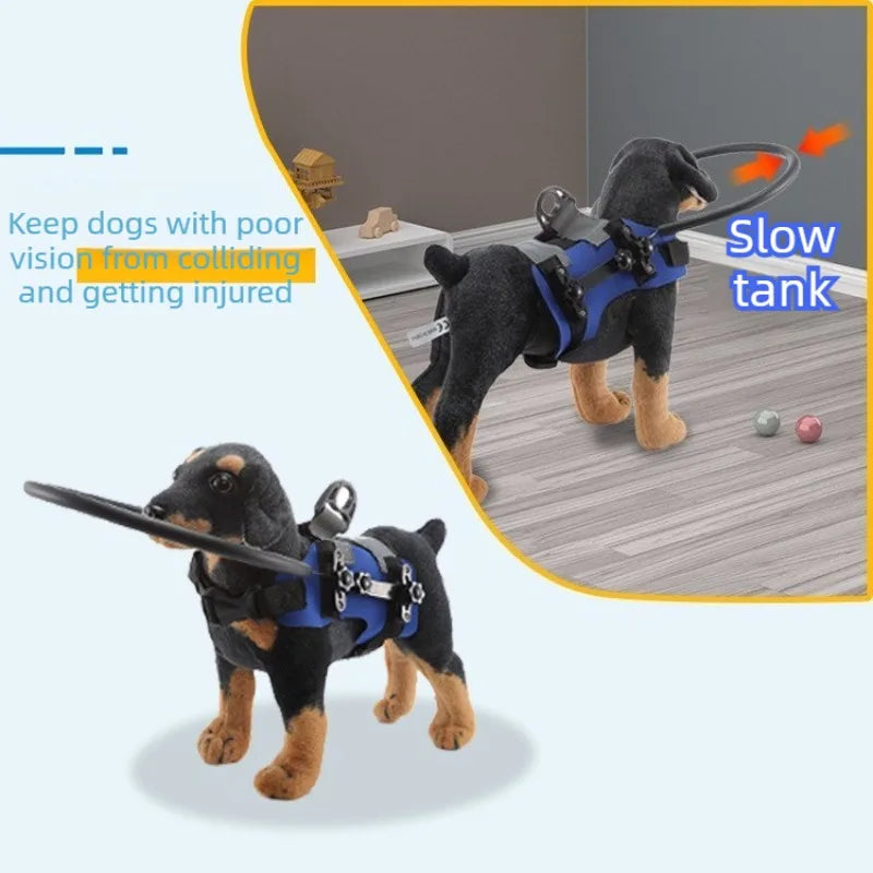 Harnais Halo pour Chien Aveugle – Protection Anti-Collision