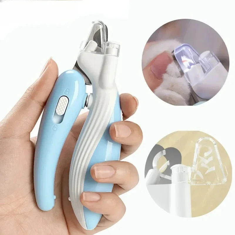 Coupe-Ongles avec Lumière LED pour Chien et Chat – Précis et sans stress