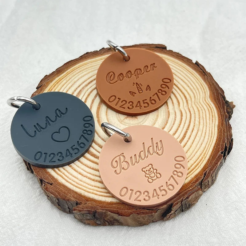Médaille Silicone Personnalisée pour Chien et Chat – Colorée et unique