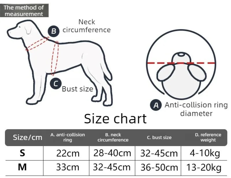 Harnais Halo pour Chien Aveugle – Protection Anti-Collision
