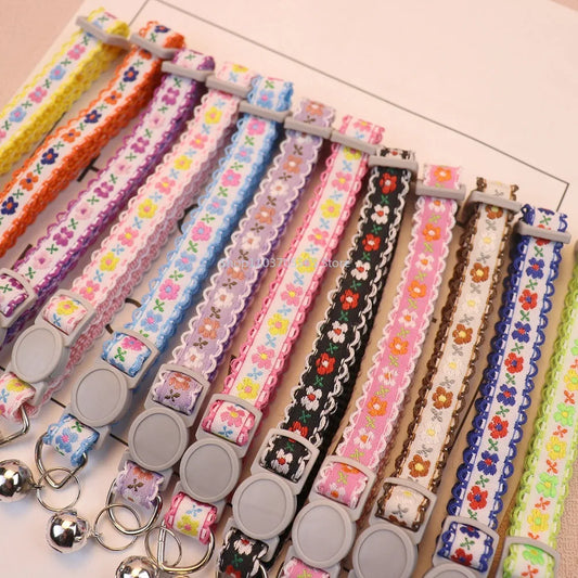 Collier Fleuri pour Chat – Féminin et délicat