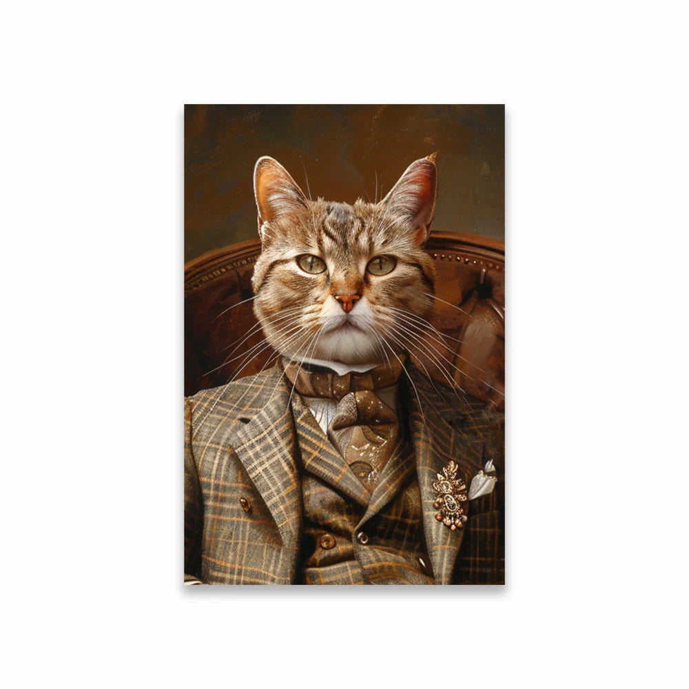 Portrait Royal Personnalisé de votre Animal d'après Photo