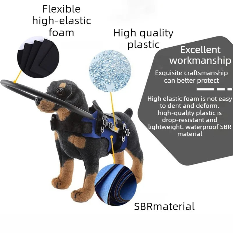 Harnais Halo pour Chien Aveugle – Protection Anti-Collision