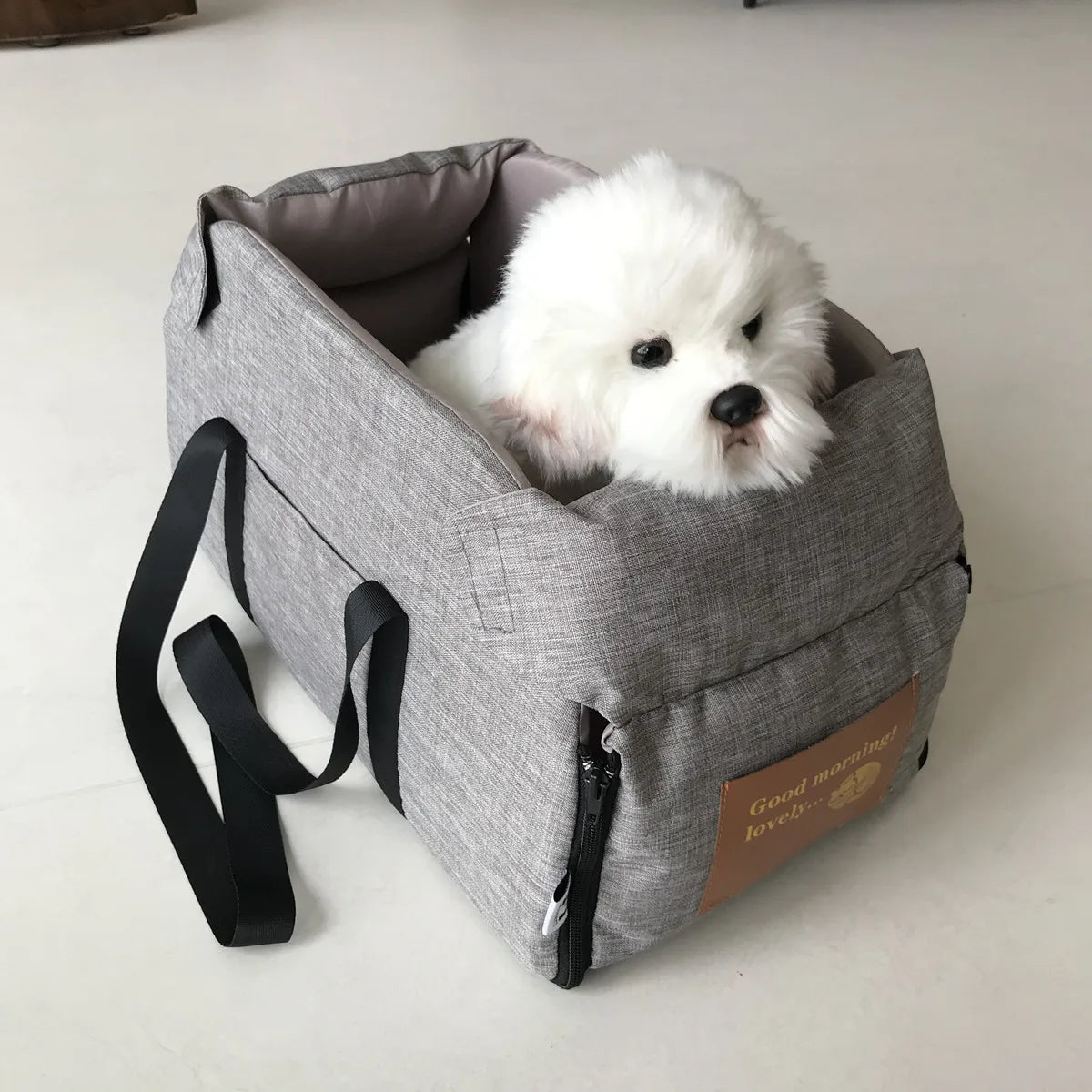Siège de Voiture pour Chien – Il voyage, tu conduis serein