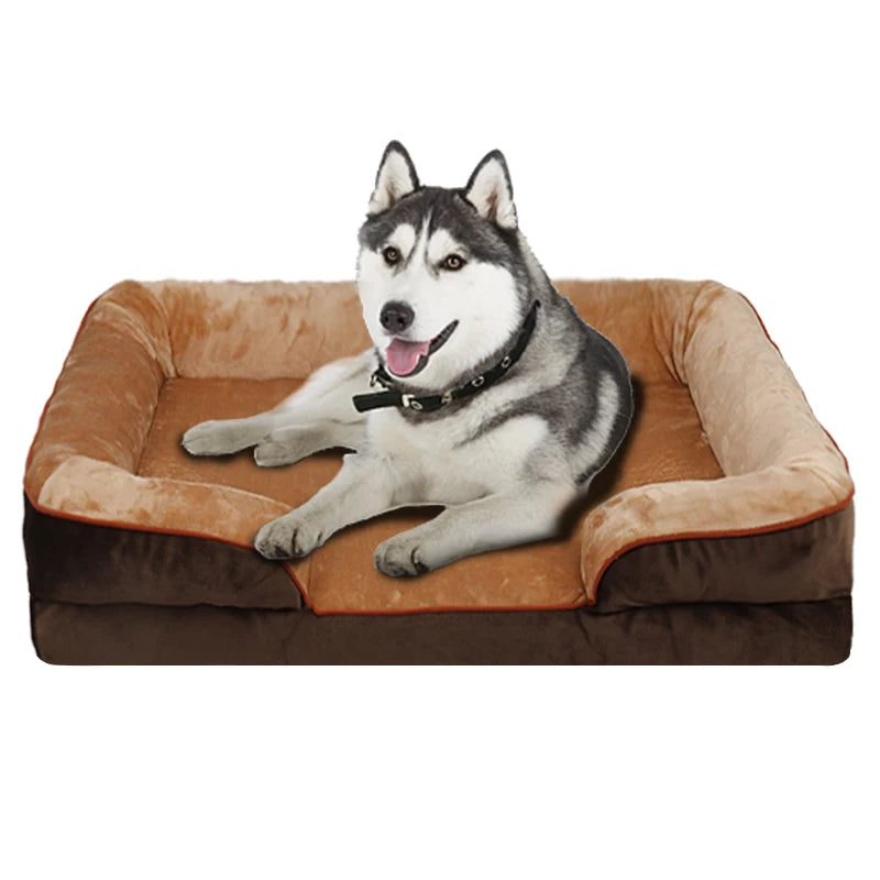 Lit Orthopédique pour Chien – Mousse Mémoire de Forme & Soutien Articulaire