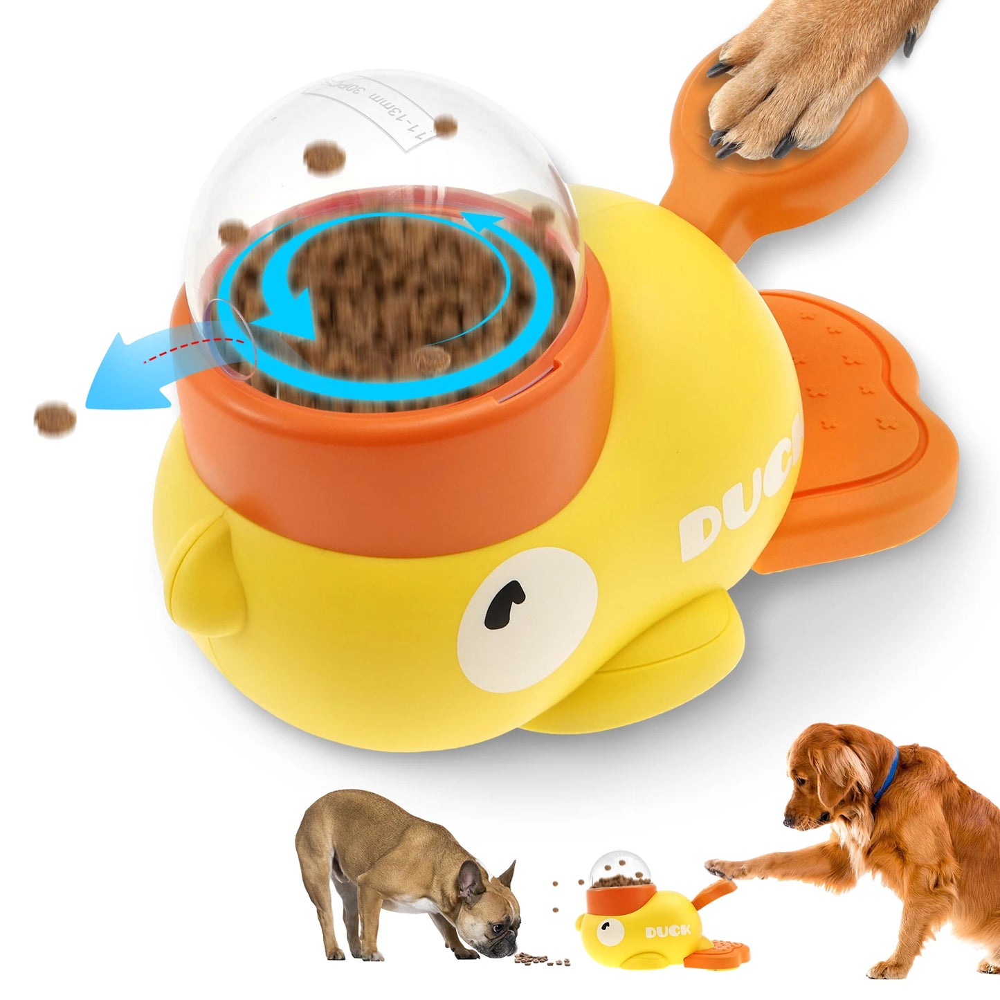 Distributeur de Friandises Canard – Jouet Interactif pour Chien et Chat