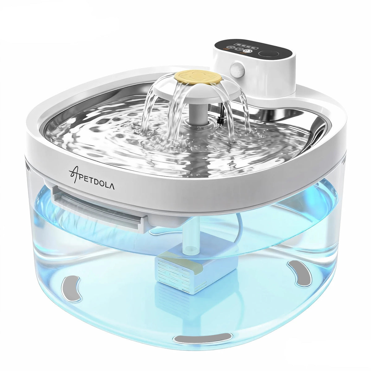 Fontaine à Eau Sans Fil pour Chat & Chien – Capteur Automatique