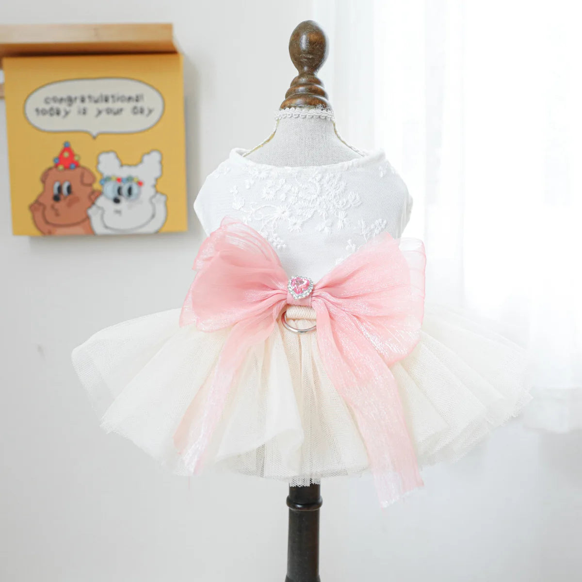 Robe Élégante pour Chienne – Belle comme une princesse