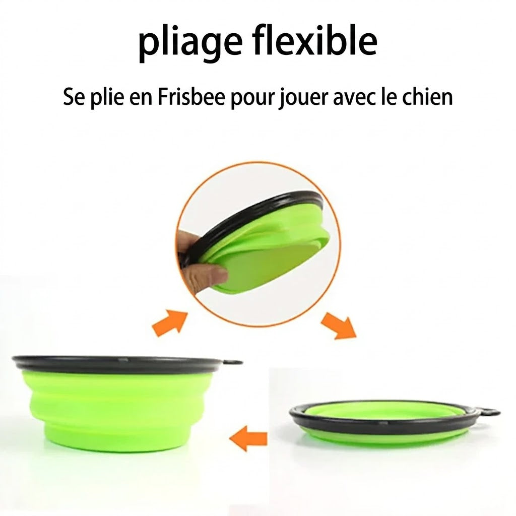 Gamelle Pliable de Voyage pour Chien et Chat – Toujours prête, partout