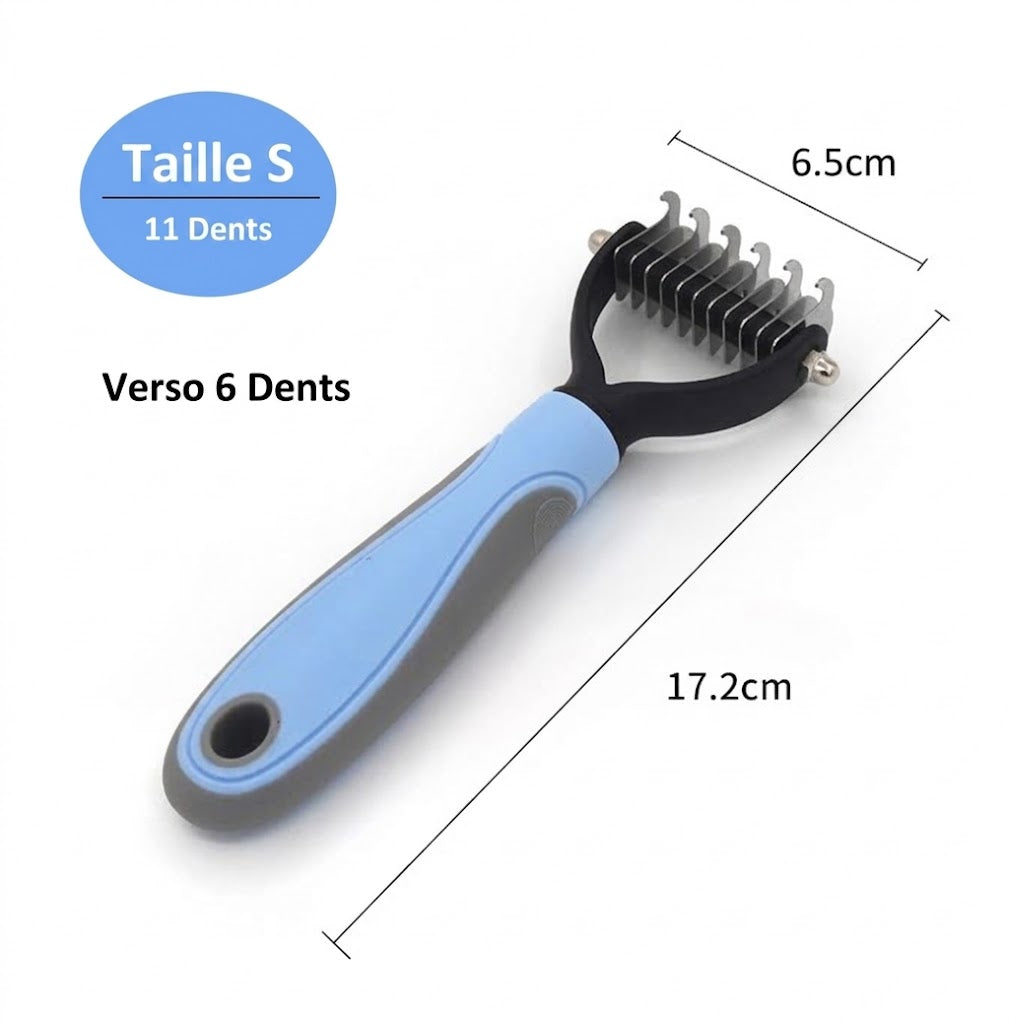 Brosse Démêlante Professionnelle pour Chien et Chat