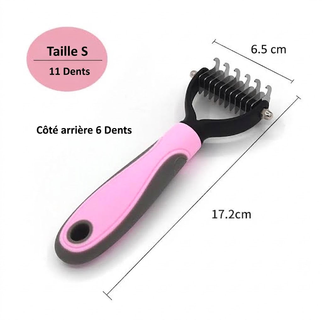 Brosse Démêlante Professionnelle pour Chien et Chat
