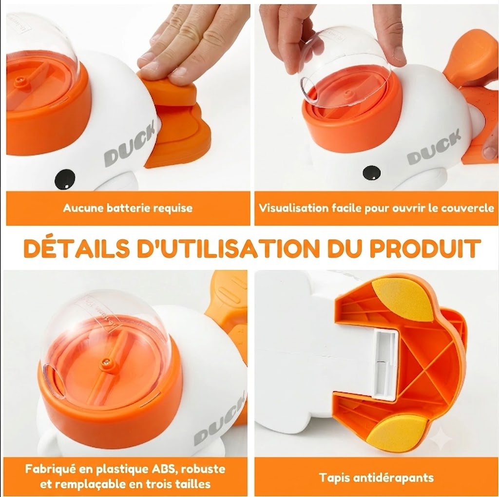 Distributeur de Friandises Canard – Jouet Interactif pour Chien et Chat