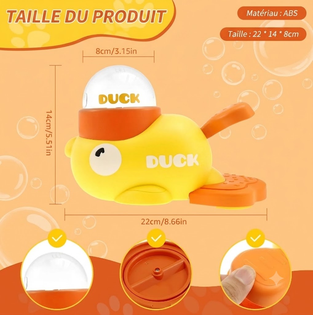 Distributeur de Friandises Canard – Jouet Interactif pour Chien et Chat