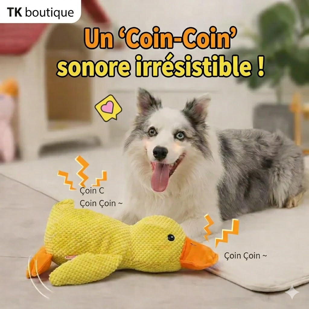 Jouet Sonore en Peluche pour Chien – Il adore, tu adores