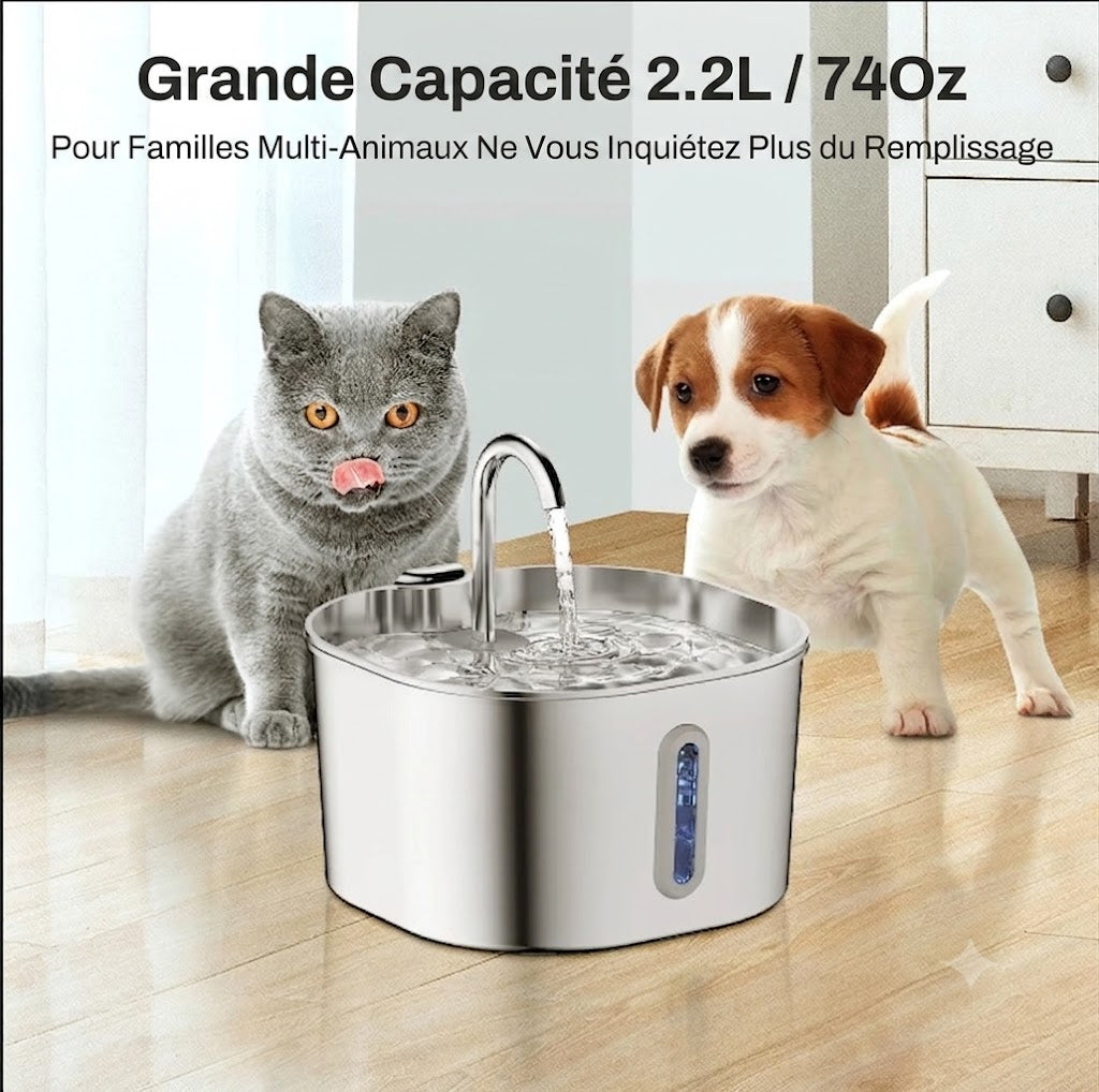 Mangeoire & Fontaine Connectée pour Chien et Chat – Caméra, WiFi & Programmable