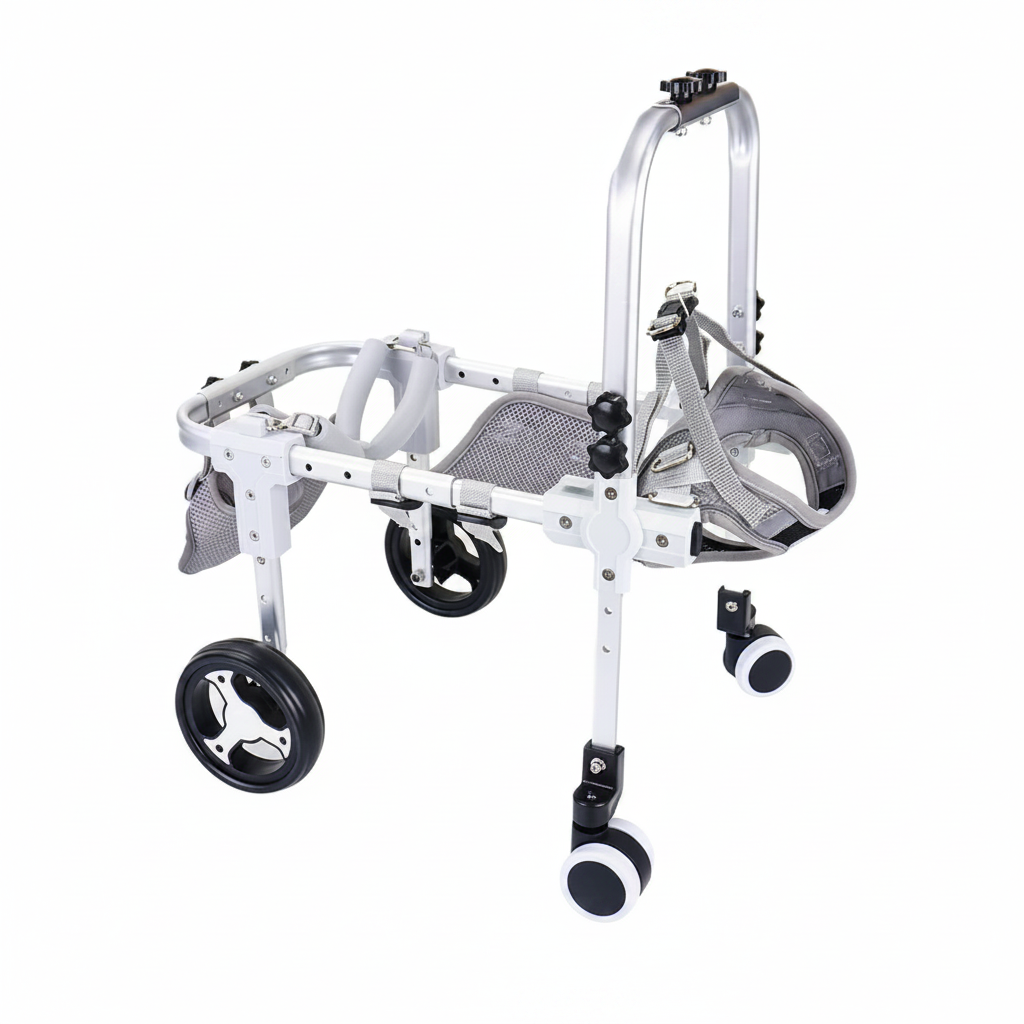 Fauteuil Blanc 4 roues sans texte