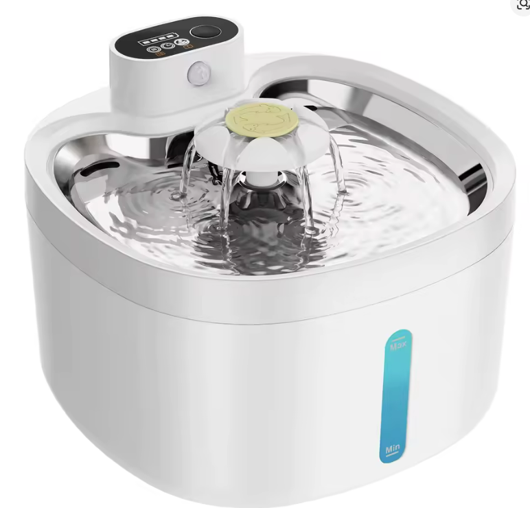 Fontaine à Eau Sans Fil pour Chat & Chien – Capteur Automatique