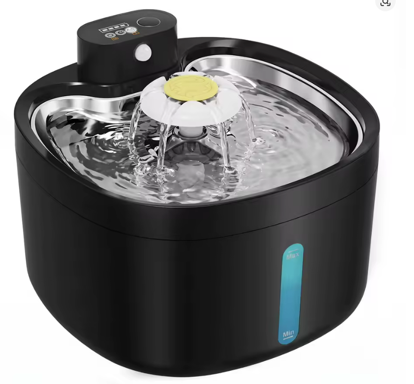 Fontaine à Eau Sans Fil pour Chat & Chien – Capteur Automatique