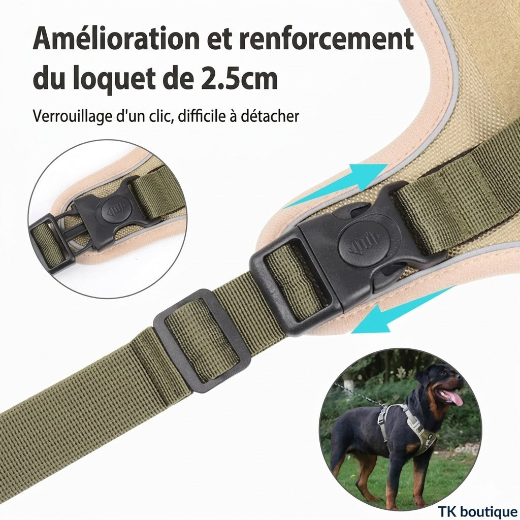 Harnais Gilet Réfléchissant pour Chien
