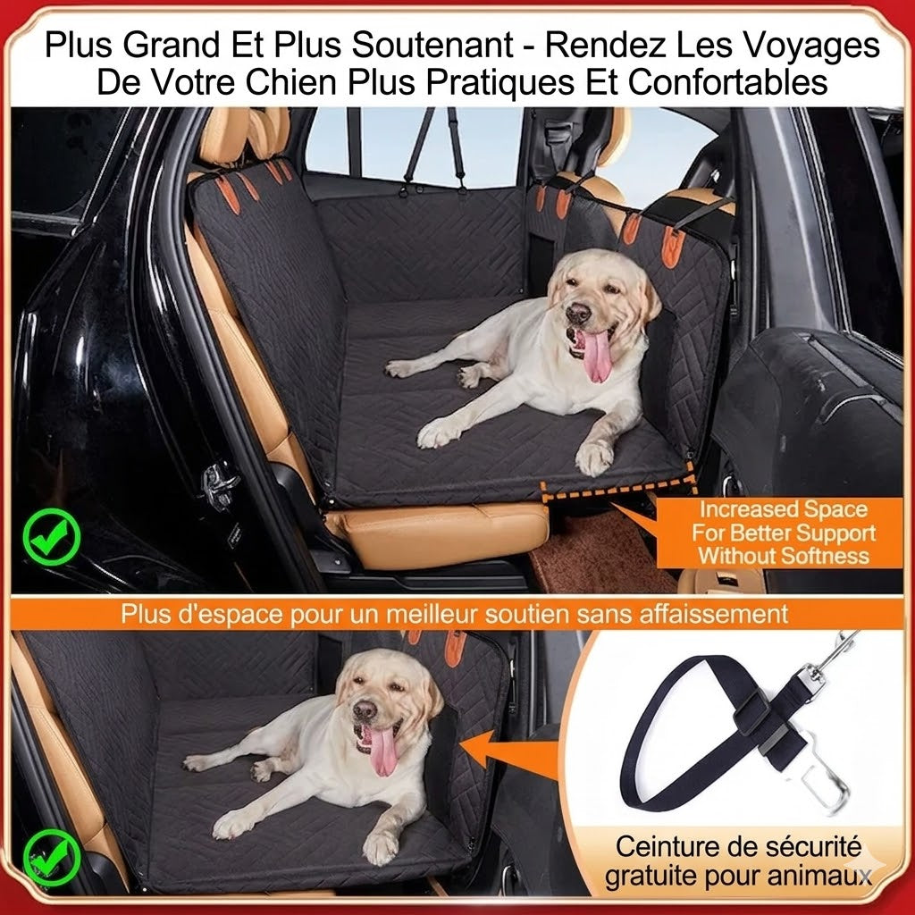 Protection de Siège Voiture Premium pour Chien – Voiture impeccable, trajet zen
