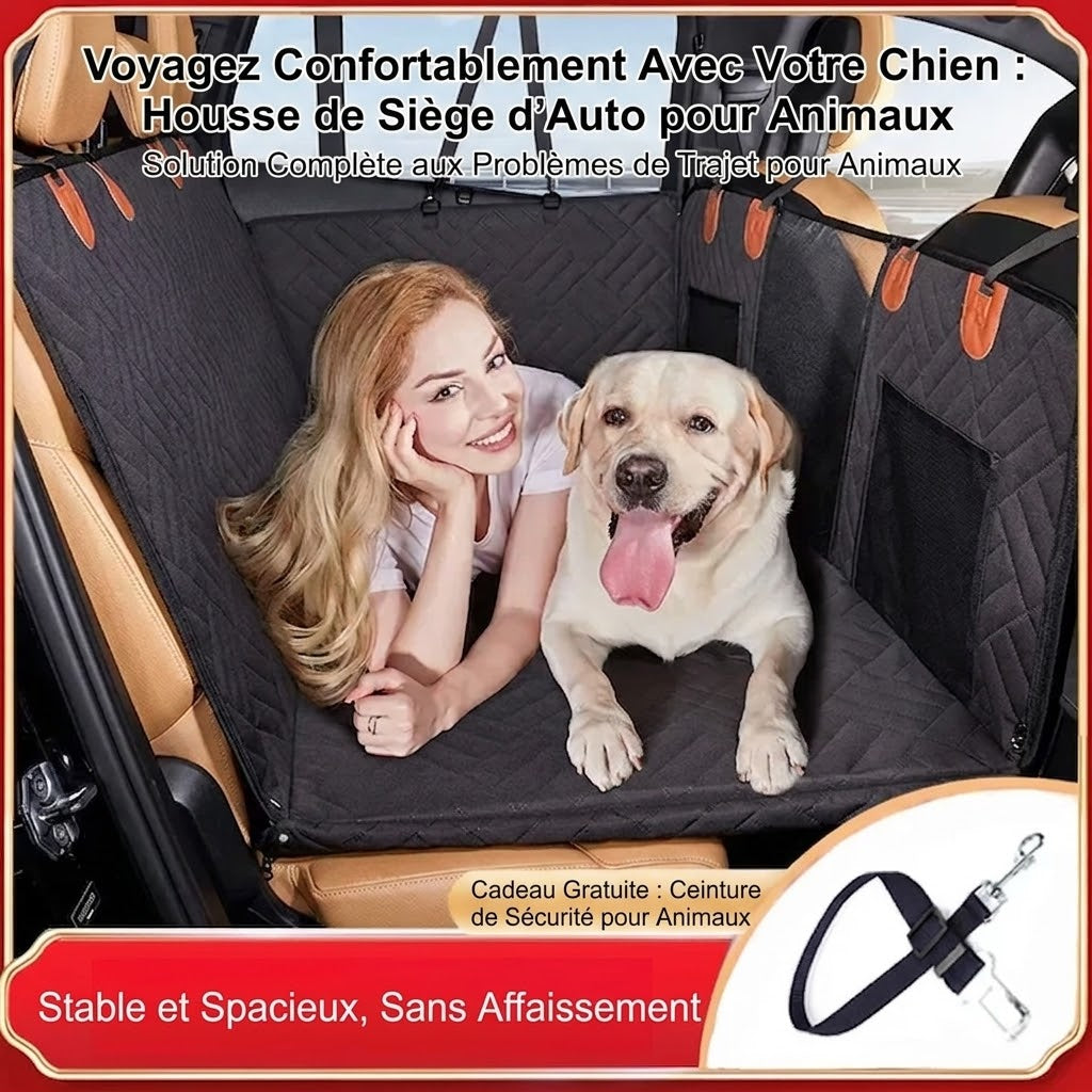 Protection de Siège Voiture Premium pour Chien – Voiture impeccable, trajet zen