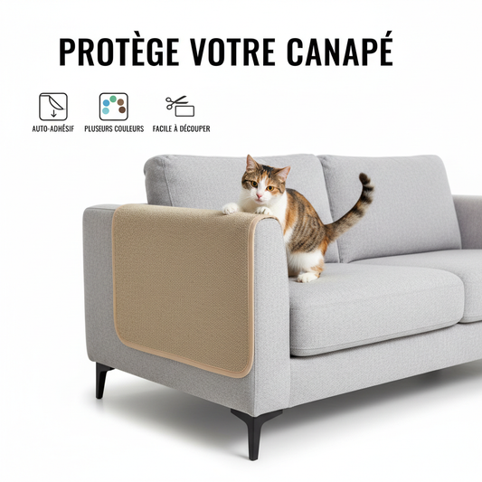 Tapis griffoir pour chat - Protège votre canapé
