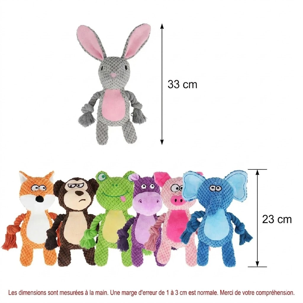 Peluche Bruissante pour Chien – Il l'adore, tu l'entends !