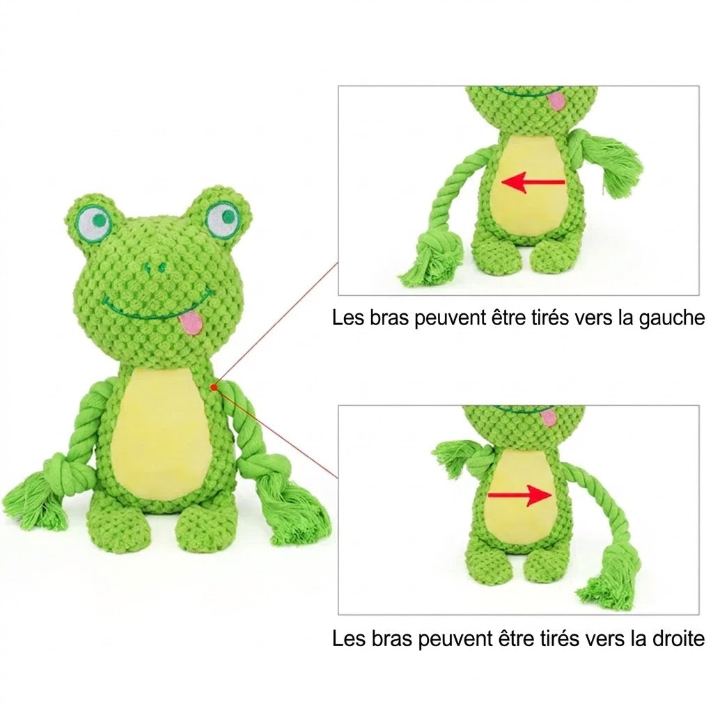 Peluche Bruissante pour Chien – Il l'adore, tu l'entends !