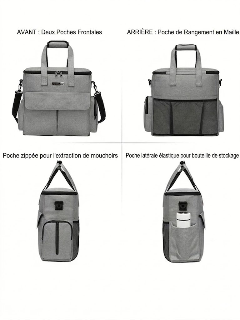 Sac de Voyage pour Chien – Kit Complet 6 Pièces