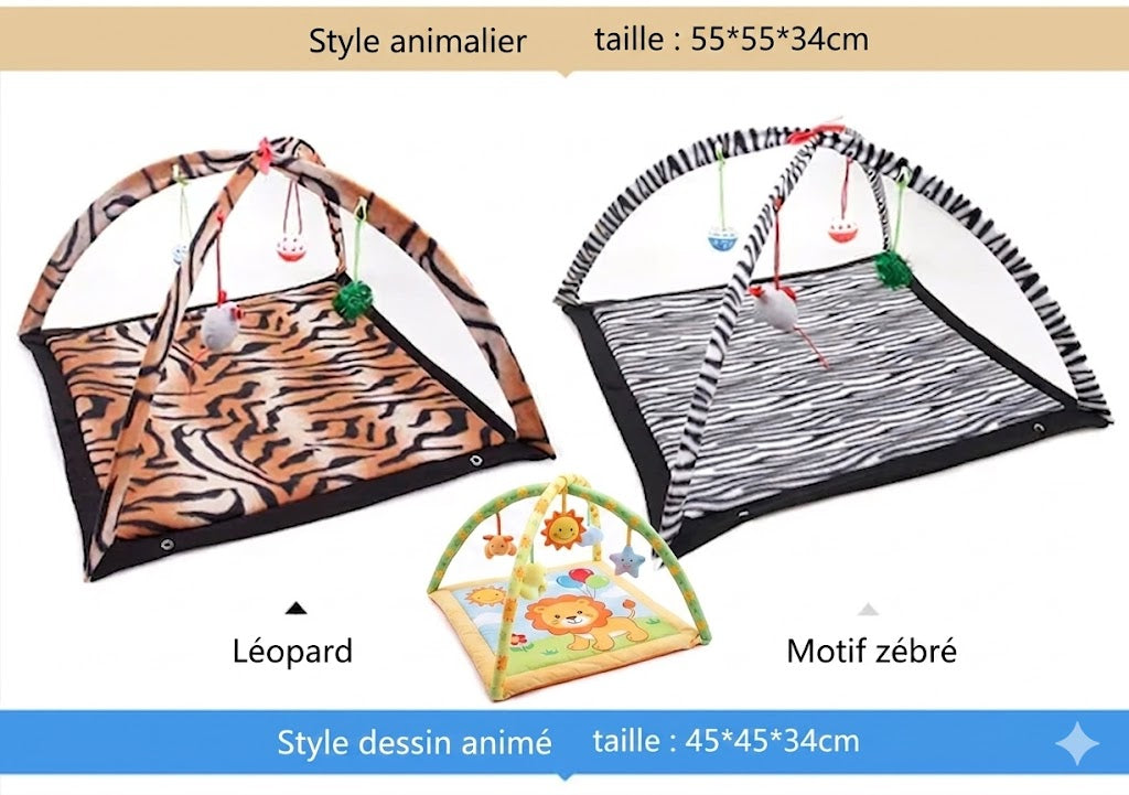 Tapis d'Activité Interactif pour Chat – Jouer, explorer, s'épanouir