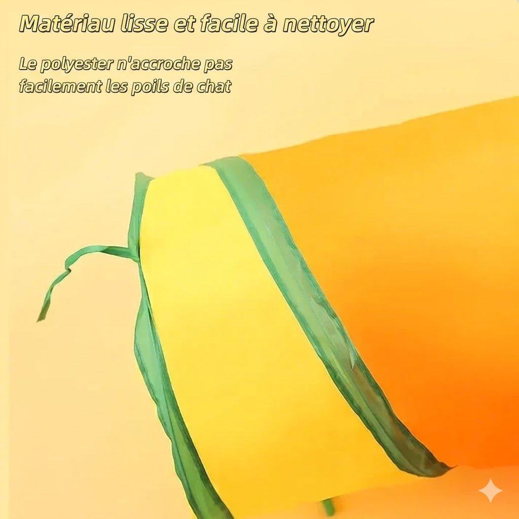 Tunnel Interactif Coloré pour Chat – Cache-cache version féline